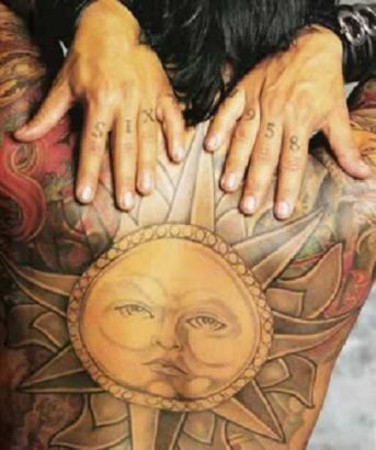 Nikki Sixx Sun Tattoo